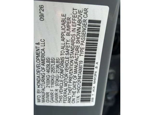 Nuevos HONDA ACCORD HYBRID à Estados chez autogozo