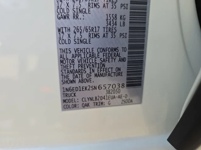 Nuevos NISSAN FRONTIER à Estados chez autogozo