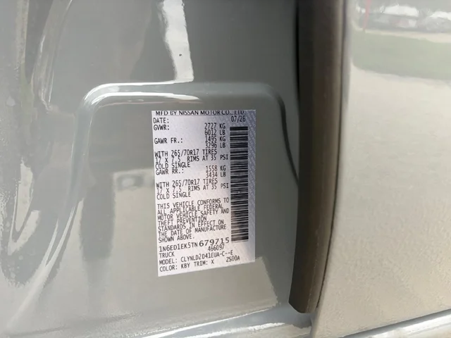 Nuevos NISSAN FRONTIER à Estados chez autogozo
