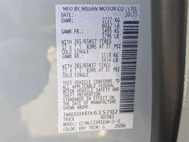 Nuevos NISSAN FRONTIER à Kennesaw, chez Town Center Nissan