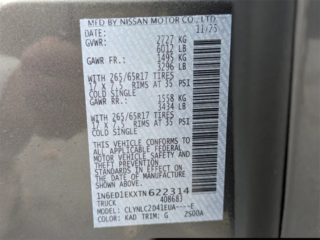 Nuevos NISSAN FRONTIER à Kennesaw, chez Town Center Nissan