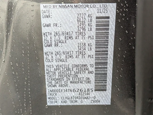 Nuevos NISSAN FRONTIER à Kennesaw, chez Town Center Nissan