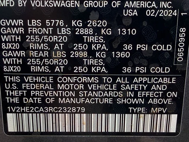SEMINUEVOS VOLKSWAGEN Atlas Cross Sport a Estados en autogozo