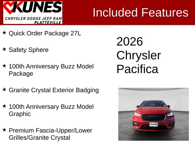 Nuevos CHRYSLER PACIFICA à Estados chez autogozo