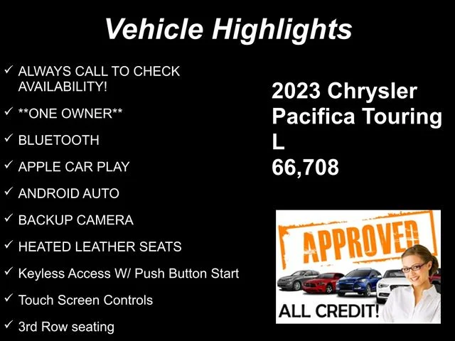 SEMINUEVOS CHRYSLER Pacifica a Estados en autogozo