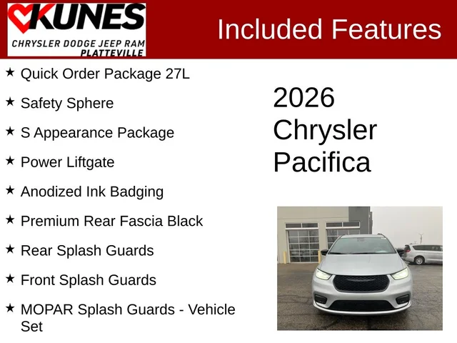 Nuevos CHRYSLER PACIFICA à Estados chez autogozo