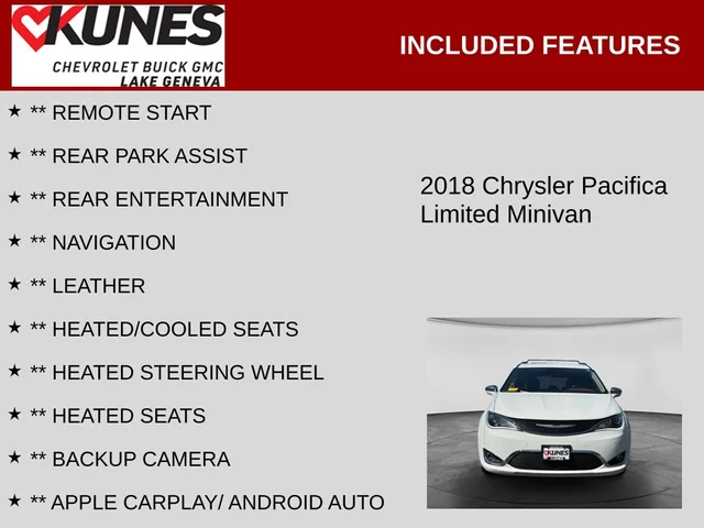 SEMINUEVOS CHRYSLER Pacifica a Estados en autogozo