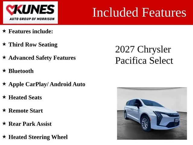 Nuevos CHRYSLER PACIFICA à Estados chez autogozo