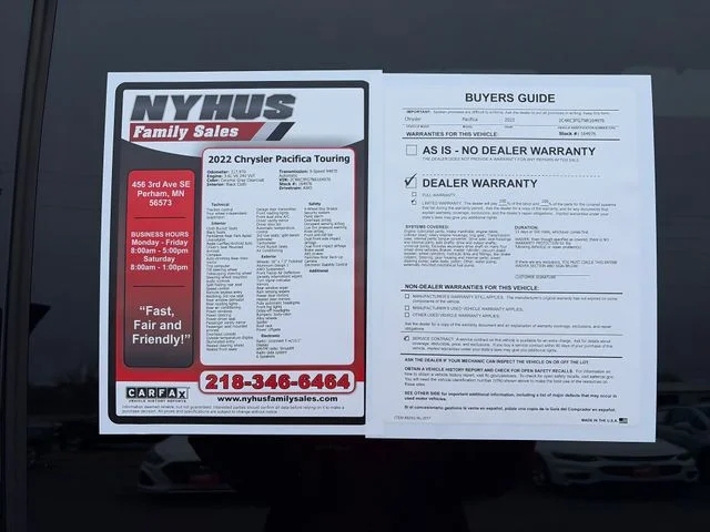 SEMINUEVOS CHRYSLER Pacifica a Estados en autogozo