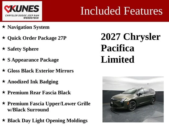 Nuevos CHRYSLER PACIFICA à Estados chez autogozo
