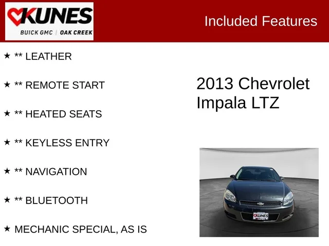 SEMINUEVOS CHEVROLET Impala a Estados en autogozo