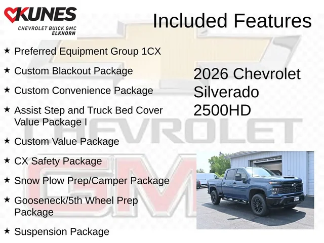 Nuevos CHEVROLET SILVERADO 2500HD à Estados chez autogozo