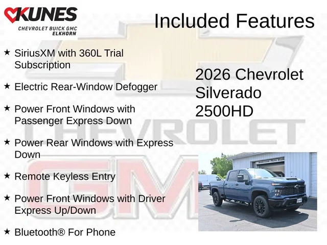 Nuevos CHEVROLET SILVERADO 2500HD à Estados chez autogozo