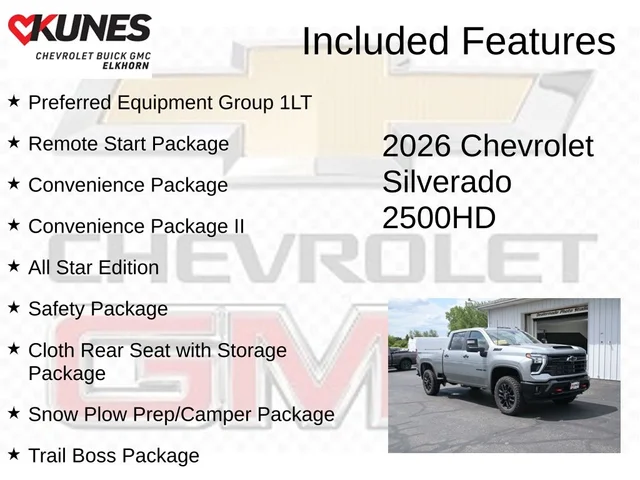 Nuevos CHEVROLET SILVERADO 2500HD à Estados chez autogozo