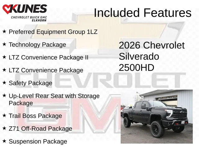 Nuevos CHEVROLET SILVERADO 2500HD à Estados chez autogozo
