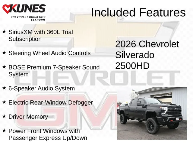 Nuevos CHEVROLET SILVERADO 2500HD à Estados chez autogozo