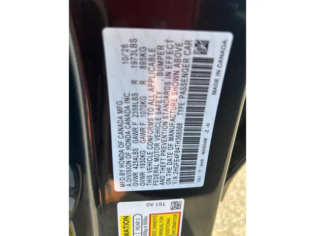 Nuevos HONDA CIVIC HYBRID à Estados chez autogozo