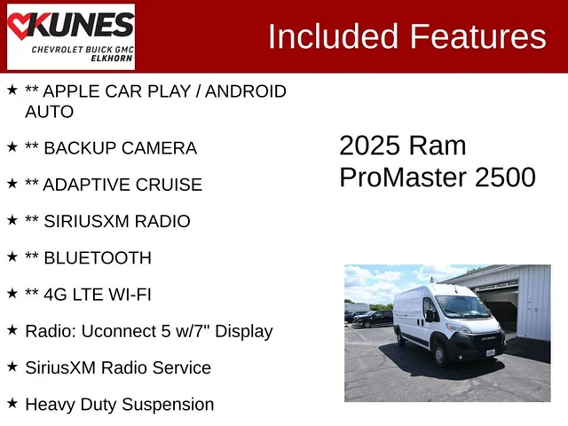 SEMINUEVOS RAM ProMaster 2500 a Estados en autogozo