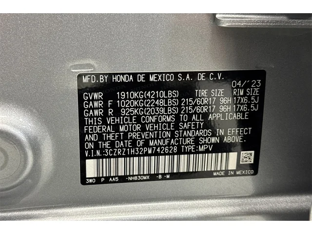 Used HONDA HR-V at San Francisco in izmo Kia