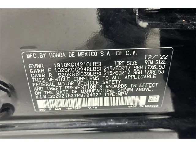 Pre-Owned HONDA HR-V at Anderson Honda in Palo Alto