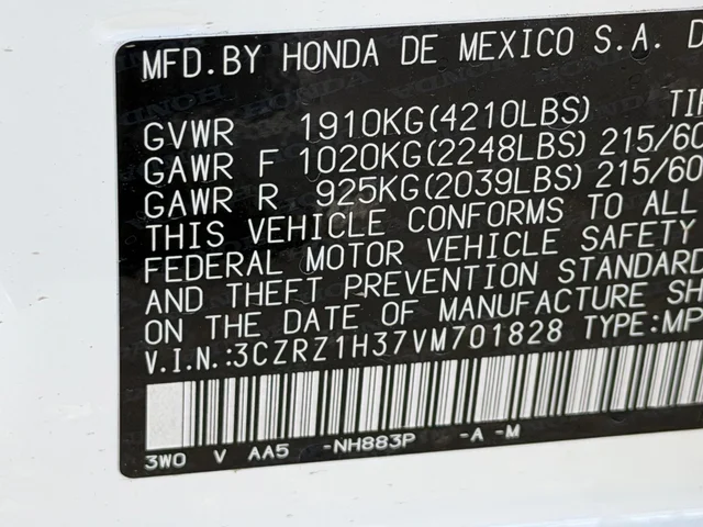 Nuevos HONDA HR-V à Estados chez autogozo