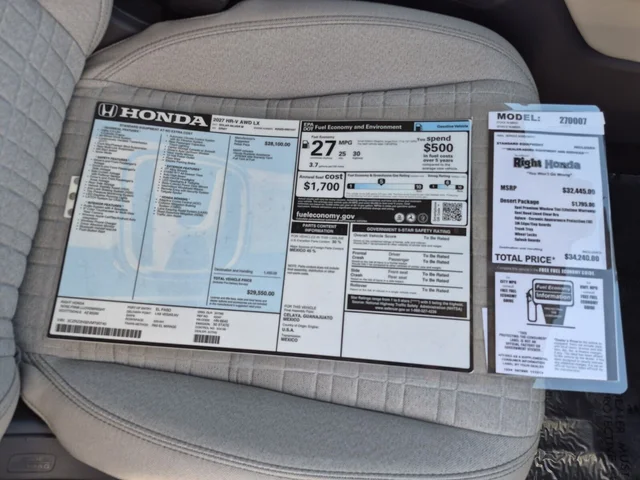 Nuevos HONDA HR-V à Estados chez autogozo