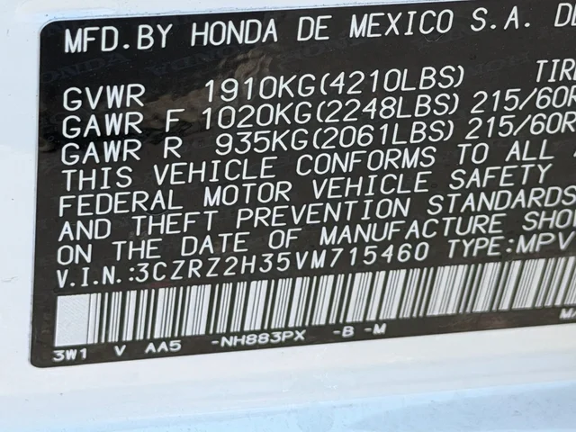 Nuevos HONDA HR-V à Estados chez autogozo