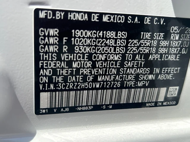 Nuevos HONDA HR-V à Estados chez autogozo
