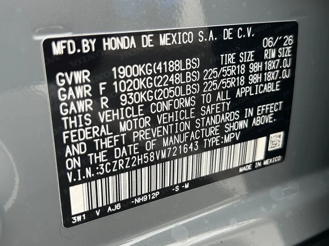 Nuevos HONDA HR-V à Estados chez autogozo