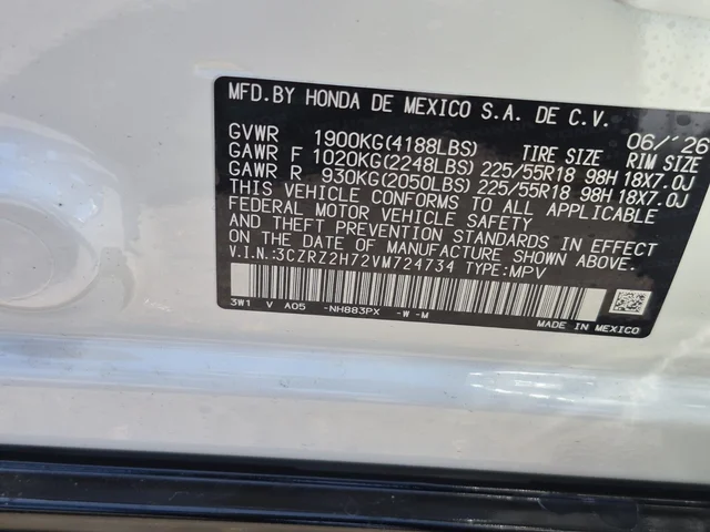 Nuevos HONDA HR-V à Estados chez autogozo