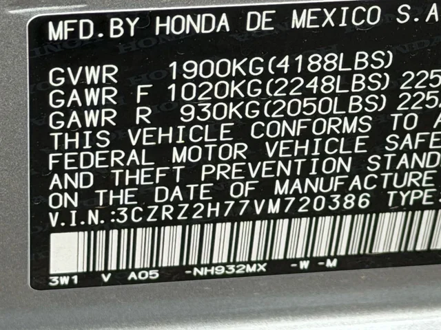 Nuevos HONDA HR-V à Estados chez autogozo