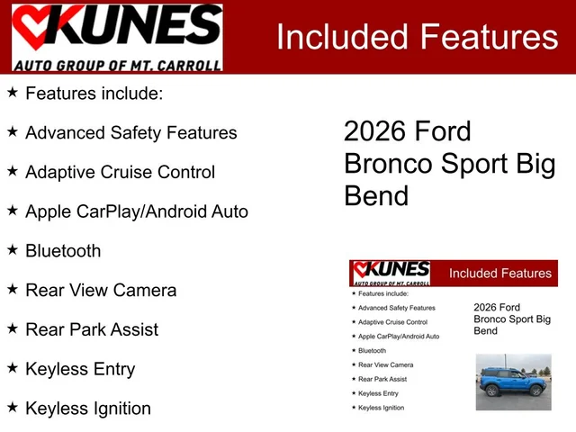 Nuevos FORD BRONCO SPORT à Estados chez autogozo