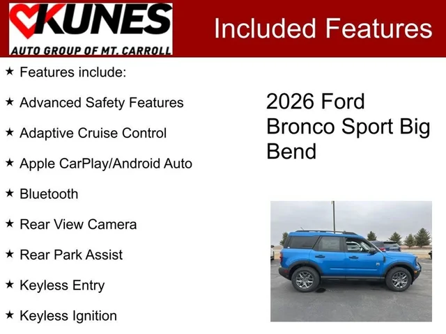 Nuevos FORD BRONCO SPORT à Estados chez autogozo