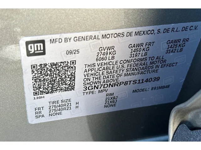 Nuevos CHEVROLET EQUINOX EV à Estados chez autogozo