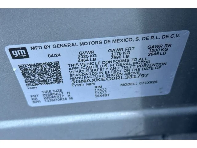 SEMINUEVOS CHEVROLET Equinox at ELK GROVE in Elk Grove Buick GMC