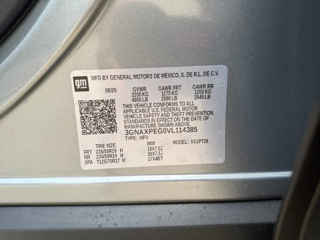 Nuevos CHEVROLET EQUINOX à Estados chez autogozo