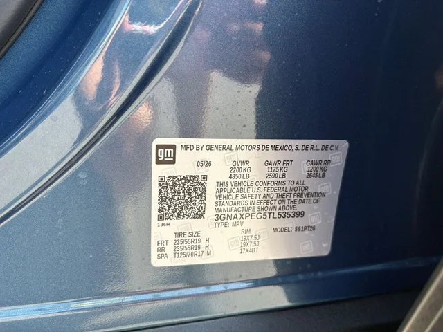 Nuevos CHEVROLET EQUINOX à Estados chez autogozo
