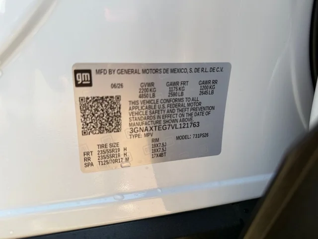 Nuevos CHEVROLET EQUINOX à Estados chez autogozo