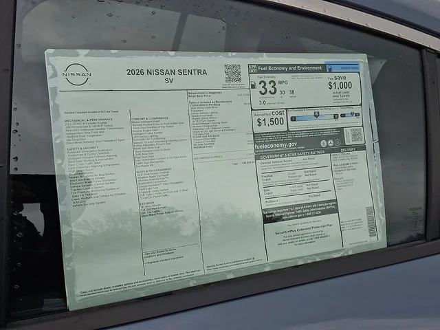 Nuevos NISSAN SENTRA à Estados chez autogozo