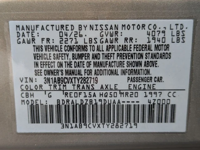 Nuevos NISSAN SENTRA à Estados chez autogozo