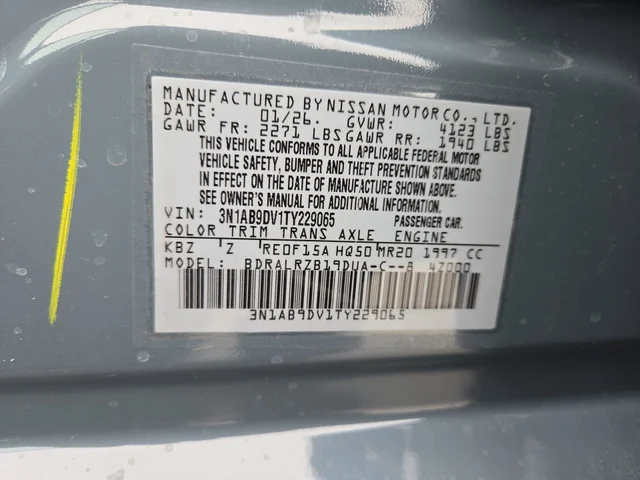 Nuevos NISSAN SENTRA à Estados chez autogozo