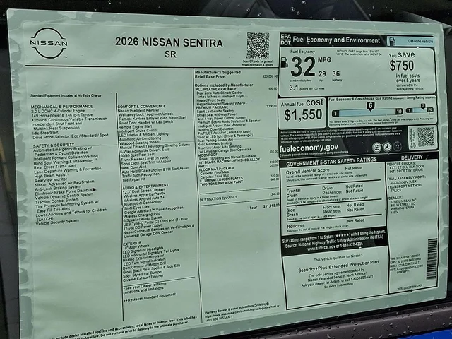 Nuevos NISSAN SENTRA à Estados chez autogozo