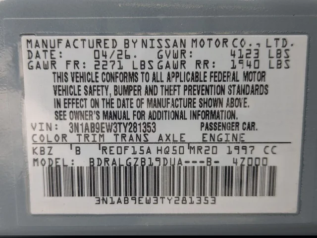 Nuevos NISSAN SENTRA à Estados chez autogozo