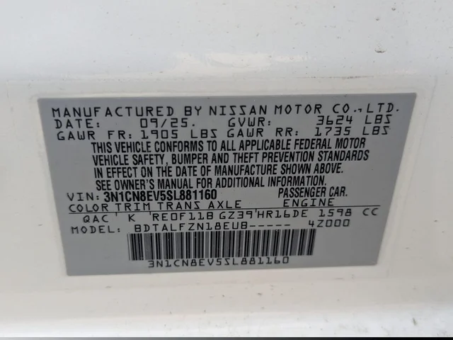 Nuevos NISSAN VERSA à Estados chez autogozo