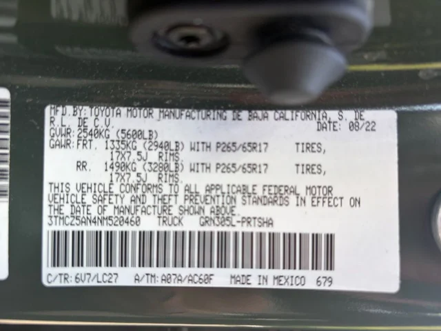 SEMINUEVOS TOYOTA Tacoma a Estados en autogozo