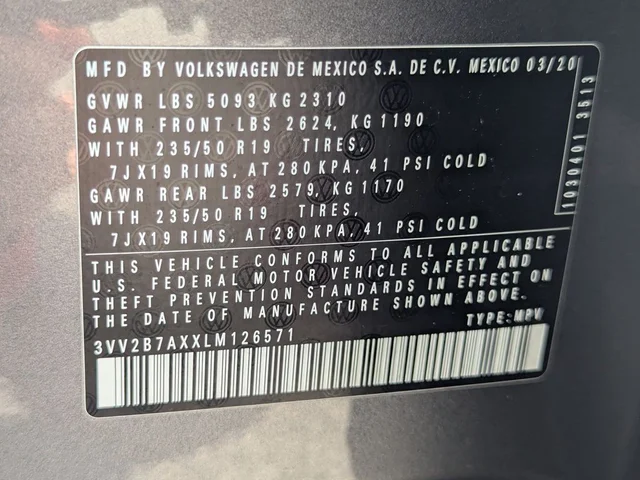 SEMINUEVOS VOLKSWAGEN Tiguan a Estados en autogozo