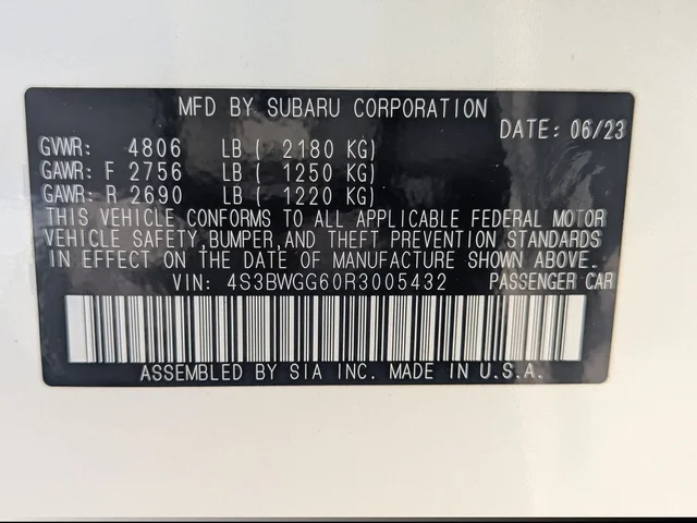 SEMINUEVOS SUBARU Legacy a Estados en autogozo