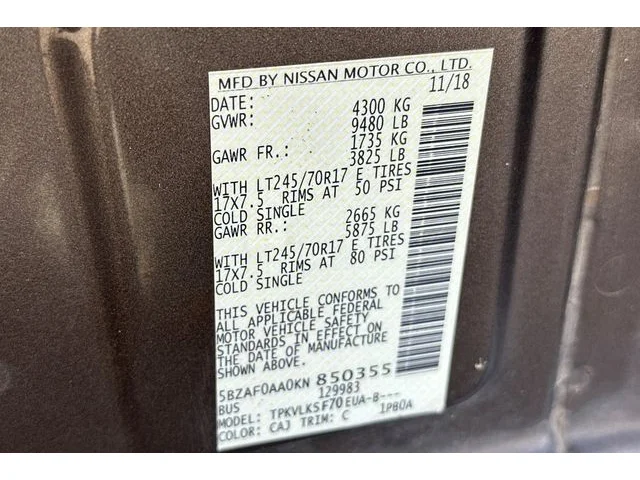 SEMINUEVOS NISSAN NV Passenger at ELK GROVE in Elk Grove Buick GMC
