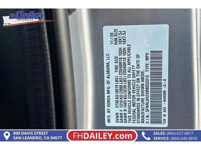 SEMINUEVOS HONDA Odyssey a Estados en autogozo