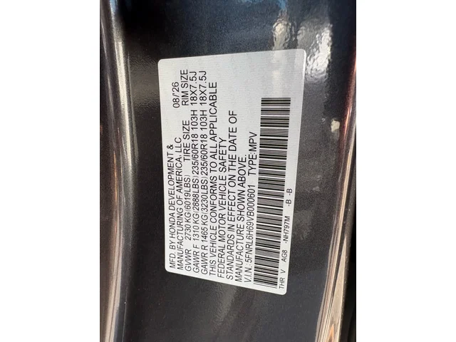 Nuevos HONDA ODYSSEY à Estados chez autogozo